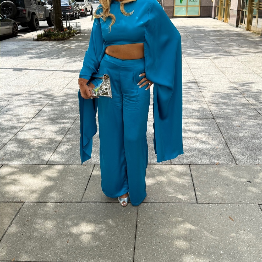 Elegant Blue Women's Jumpsuit